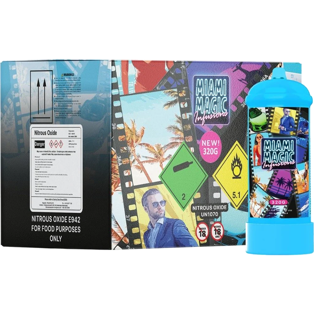 Miami Magic Infusions 320g N2O Cannister