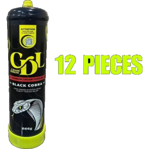 Cream Deluxe Black Cobra (12 Pieces) — Cream Deluxe