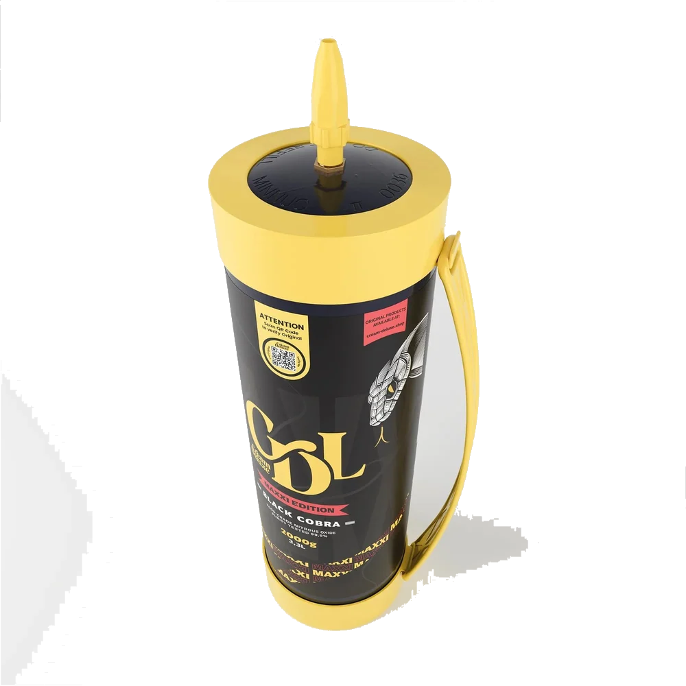 Cream Deluxe Maxxi 2000g N2O Black Cobra Edition