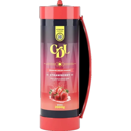Cream Deluxe Maxxi 2000 g N2O Strawberry — Cream Deluxe