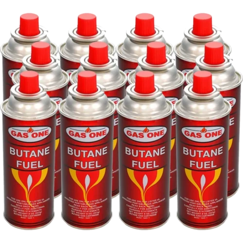 GasOne 12 Butane Fuel Canisters — Gas One