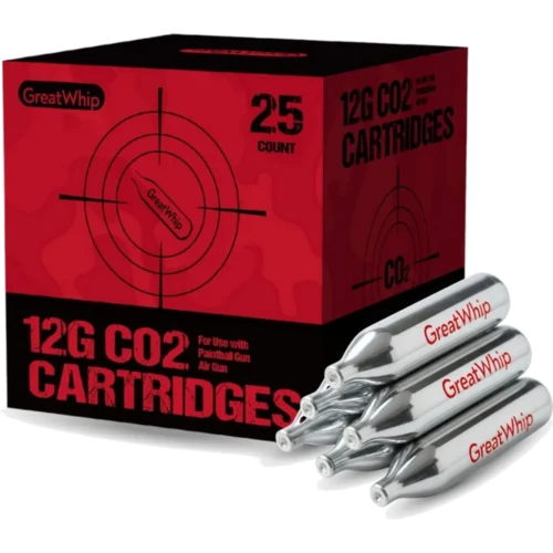 GreatWhip 25 x 12g CO2 Cartridges — GreatWhip