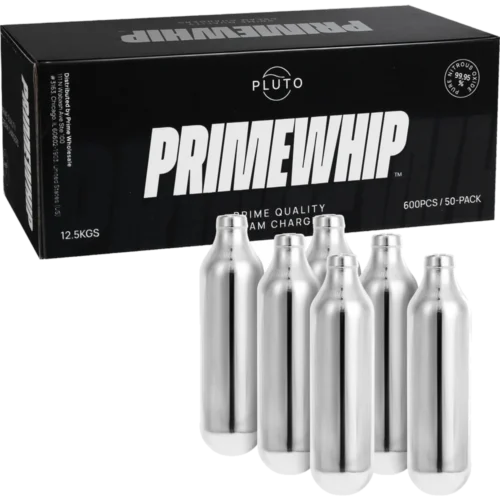 PRIMEWHIP Cream Charger Cartridges 8G Pluto 50 Pack — PrimeWhip