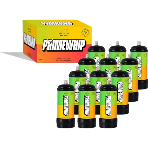 PrimeWhip Food-Grade Cream Charger – 320G Mexican Mango — PrimeWhip