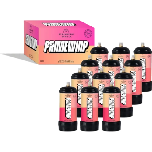 PrimeWhip Food-Grade Cream Charger 320G Strawberry Vanilla — PrimeWhip