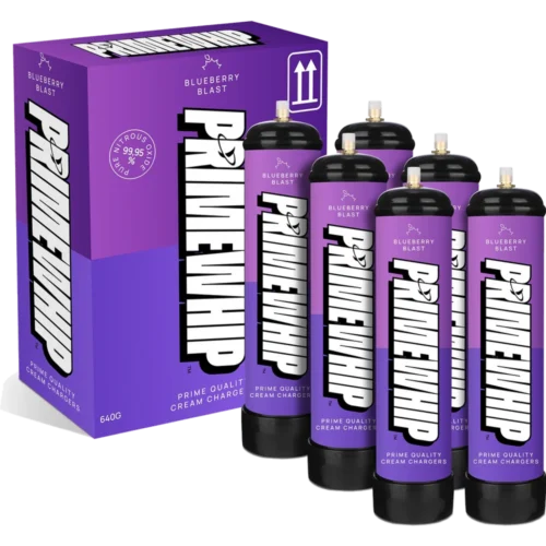 PrimeWhip Food-Grade Cream Charger 640G Blueberry Blast — PrimeWhip