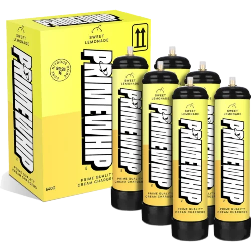 PrimeWhip Food-Grade Cream Charger 640G Sweet Lemonade — PrimeWhip