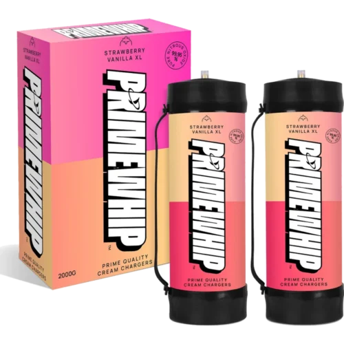 PrimeWhip Food-Grade Cream Charger – XL 2000G Strawberry Vanilla — PrimeWhip