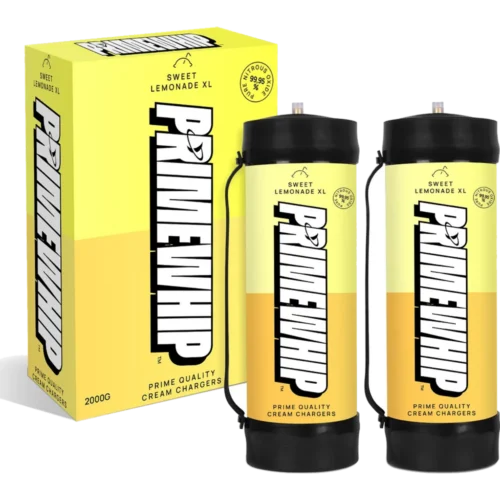 PrimeWhip Food-Grade Cream Charger – XL 2000G Sweet Lemonade — PrimeWhip