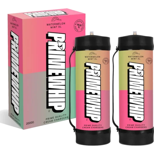 PrimeWhip Food-Grade Cream Charger – XL 2000G Watermelon Mint — PrimeWhip